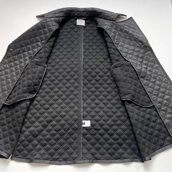 Mayson The Label Quilted Cape Coat Black One Size Small Medium - Picture 6 of 11